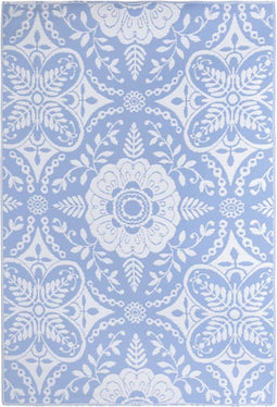 vidaXL - Buitenkleed - 190x290 - cm - PP - babyblauw