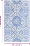 vidaXL - Buitenkleed - 190x290 - cm - PP - babyblauw