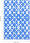 vidaXL - Buitenkleed - 190x290 - cm - PP - blauw - en - wit