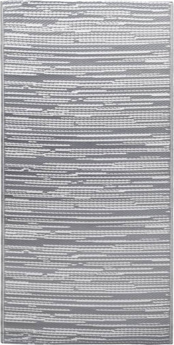 vidaXL - Buitenkleed - 190x290 - cm - PP - grijs