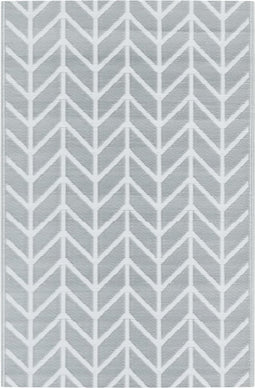 vidaXL - Buitenkleed - 190x290 - cm - PP - grijs