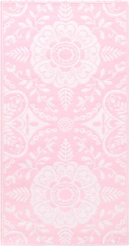 vidaXL - Buitenkleed - 190x290 - cm - PP - roze