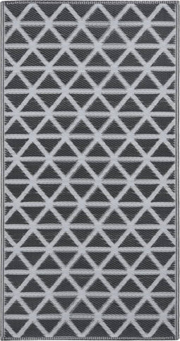 vidaXL - Buitenkleed - 190x290 - cm - PP - zwart