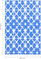 vidaXL - Buitenkleed - 80x150 - cm - PP - blauw - en - wit