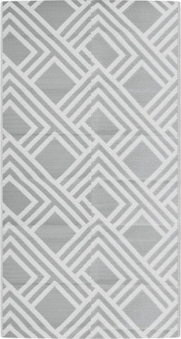 vidaXL - Buitenkleed - 80x150 - cm - PP - grijs