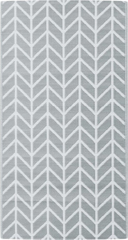 vidaXL - Buitenkleed - 80x150 - cm - PP - grijs