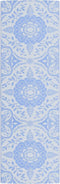 vidaXL - Buitenkleed - 80x250 - cm - polypropeen - babyblauw