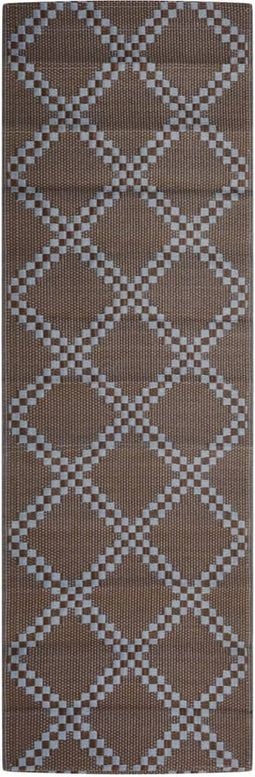 vidaXL - Buitenkleed - 80x250 - cm - polypropeen - bruin