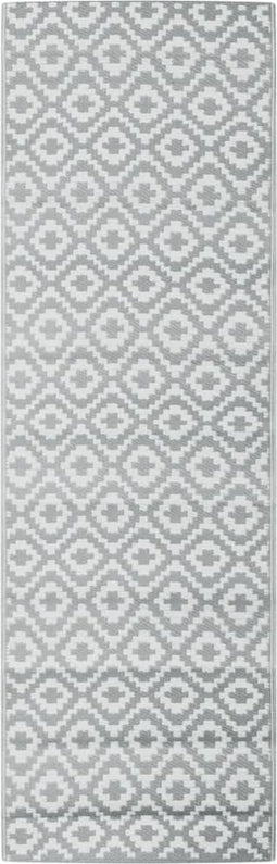 vidaXL - Buitenkleed - 80x250 - cm - polypropeen - grijs