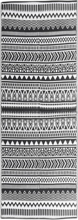 vidaXL - Buitenkleed - 80x250 - cm - polypropeen - zwart