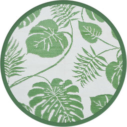 vidaXL - Buitenkleed - Ø - 120 - cm - polypropeen - groen