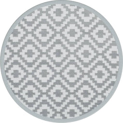 vidaXL - Buitenkleed - Ø - 160 - cm - polypropeen - grijs