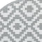 vidaXL - Buitenkleed - Ø - 160 - cm - polypropeen - grijs