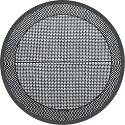 vidaXL - Buitenkleed - Ø - 200 - cm - polypropeen - grijs