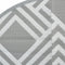vidaXL - Buitenkleed - Ø120 - cm - polypropeen - grijs