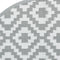 vidaXL - Buitenkleed - Ø120 - cm - polypropeen - grijs