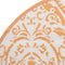 vidaXL - Buitenkleed - Ø160 - cm - polypropeen - oranje - en - wit