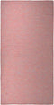 vidaXL - Buitenkleed - platgeweven - 100x200 - cm - rood