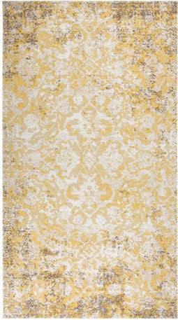 vidaXL - Buitenkleed - platgeweven - 115x170 - cm - geel