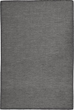 vidaXL - Buitenkleed - platgeweven - 120x170 - cm - grijs