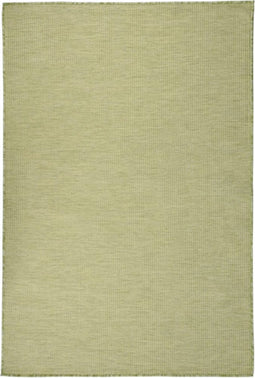 vidaXL - Buitenkleed - platgeweven - 120x170 - cm - groen