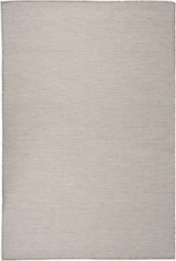 vidaXL - Buitenkleed - platgeweven - 120x170 - cm - taupe