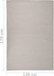 vidaXL - Buitenkleed - platgeweven - 120x170 - cm - taupe