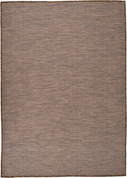 vidaXL - Buitenkleed - platgeweven - 140x200 - cm - bruin