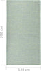 vidaXL - Buitenkleed - platgeweven - 140x200 - cm - turquoise