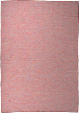 vidaXL - Buitenkleed - platgeweven - 160x230 - cm - rood