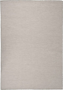 vidaXL - Buitenkleed - platgeweven - 160x230 - cm - taupe
