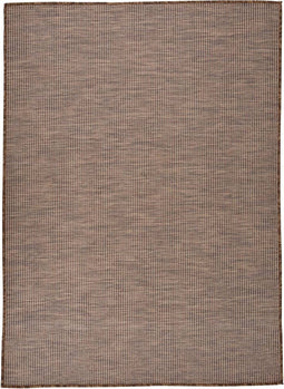 vidaXL - Buitenkleed - platgeweven - 200x280 - cm - bruin