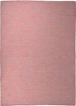 vidaXL - Buitenkleed - platgeweven - 200x280 - cm - rood