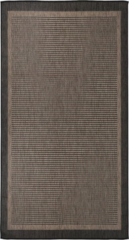 vidaXL - Buitenkleed - platgeweven - 80x150 - cm - donkerbruin
