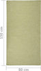 vidaXL - Buitenkleed - platgeweven - 80x150 - cm - groen