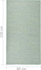 vidaXL - Buitenkleed - platgeweven - 80x150 - cm - turquoise