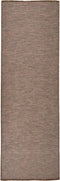 vidaXL - Buitenkleed - platgeweven - 80x250 - cm - bruin