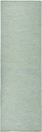 vidaXL - Buitenkleed - platgeweven - 80x250 - cm - turquoise