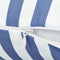 vidaXL - Buitenkussens - 45x45 - cm - gestreept - marineblauw - 2 - st