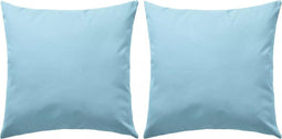 vidaXL - Buitenkussens - 45x45 - cm - lichtblauw - 2 - st
