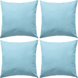 vidaXL - Buitenkussens - 45x45 - cm - lichtblauw - 4 - st