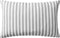 vidaXL - Buitenkussens - 60x40 - cm - gestreept - grijs - 2 - st