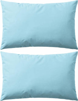 vidaXL - Buitenkussens - 60x40 - cm - lichtblauw - 2 - st
