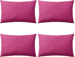 vidaXL - Buitenkussens - 60x40 - cm - roze - 4 - st
