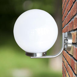 vidaXL Buitenlamp Bristol 32 cm RVS