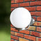 vidaXL Buitenlamp Bristol 32 cm RVS