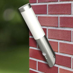 vidaXL Buitenlamp RVS Enego met sensor
