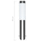 vidaXL Buitenlamp RVS Enego