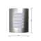 vidaXL Buitenlamp RVS Falerna