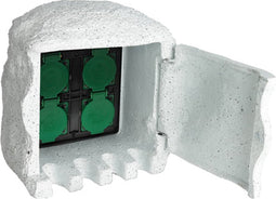 vidaXL Buitenstopcontact 4 stekkers